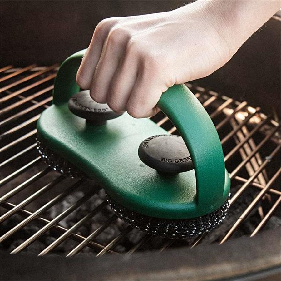 Big Green Egg Dual Head Grid & Stone Scrubber Palmyra