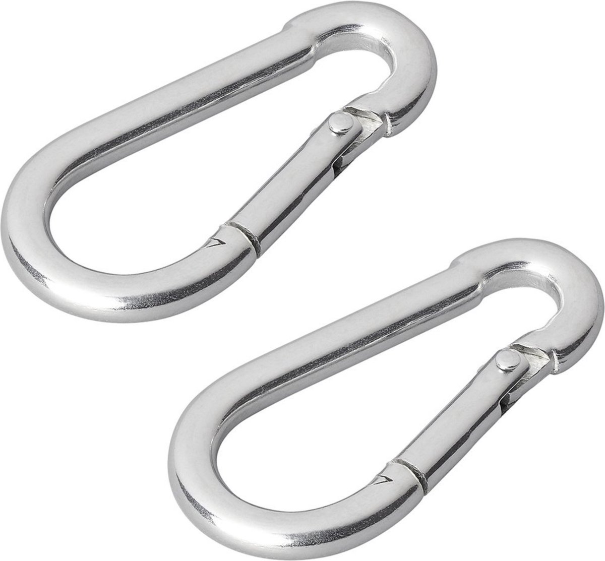 Proplus Karabijnhaak Metaal 8X80Mm - 2 Stuks