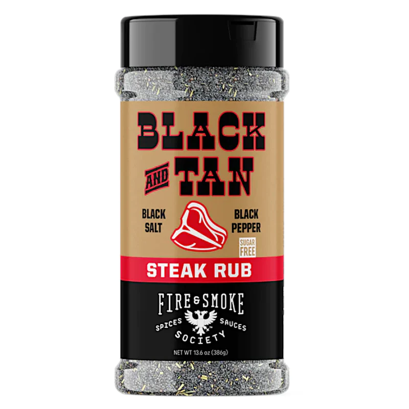 Fire & Smoke Society Rub Black & Tan 386G