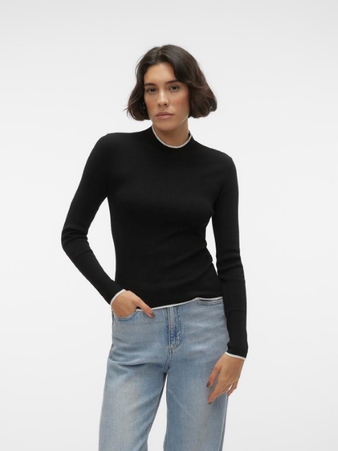 Vero Moda Flouncy Highneck Pullover Dames