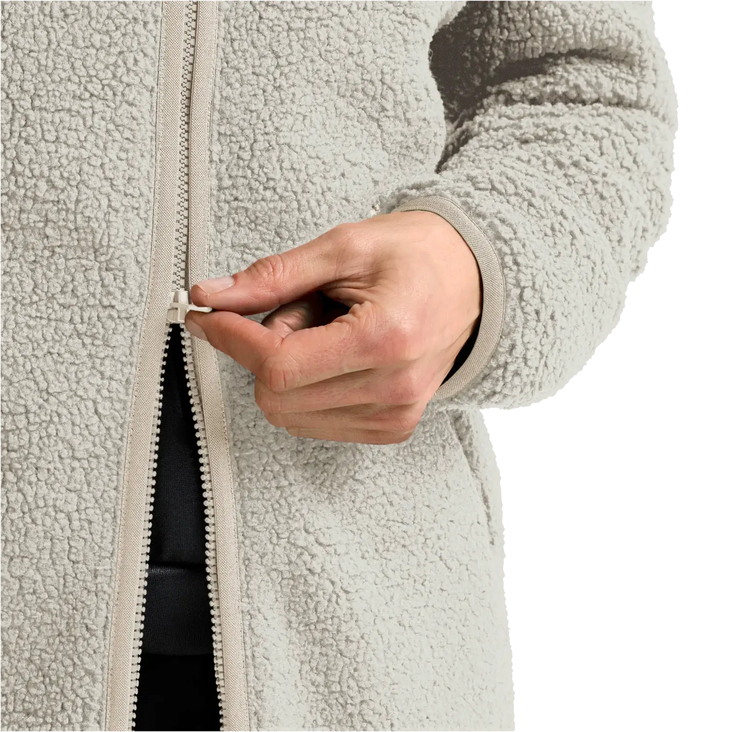 Jack Wolfskin Midlayer High Curl Coat Dames