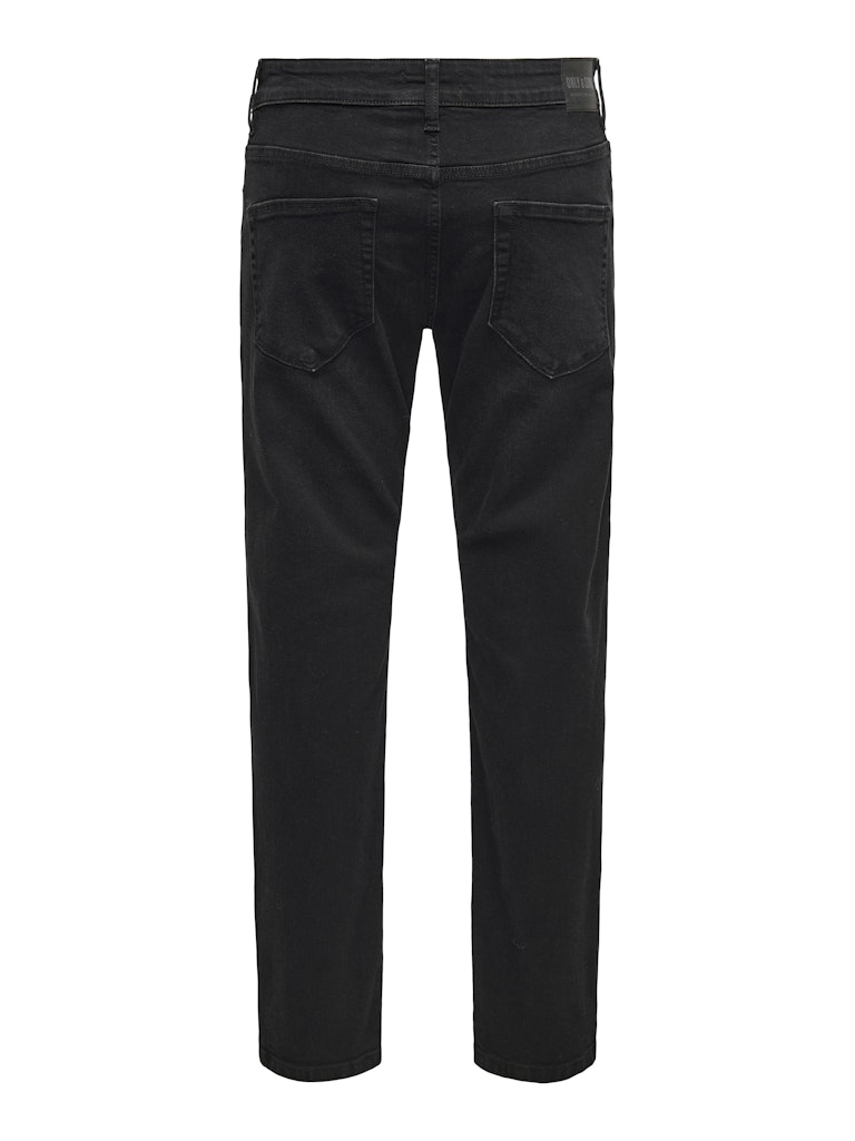 Only & Sons Weft Regular Black 8638 Mat Heren 
