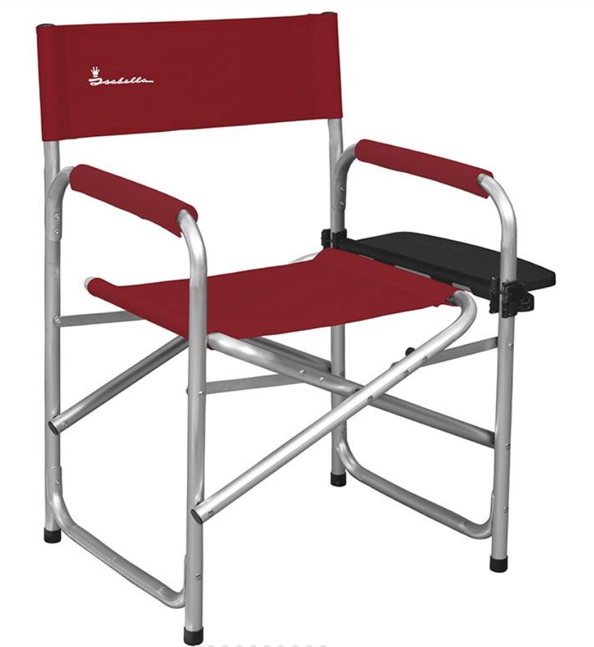 Isabella Regisseursstoel Met Zijtafel, Red