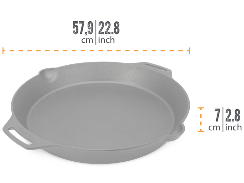 Petromax Gietijzeren Skillet 2 Handvatten 50 Cm