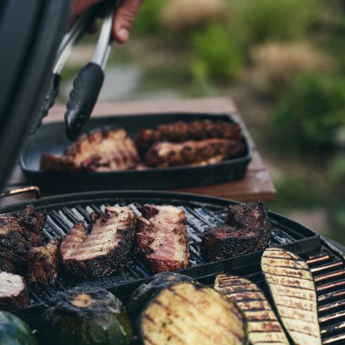 The Bastard Cast Iron Half Moon Griddle Large