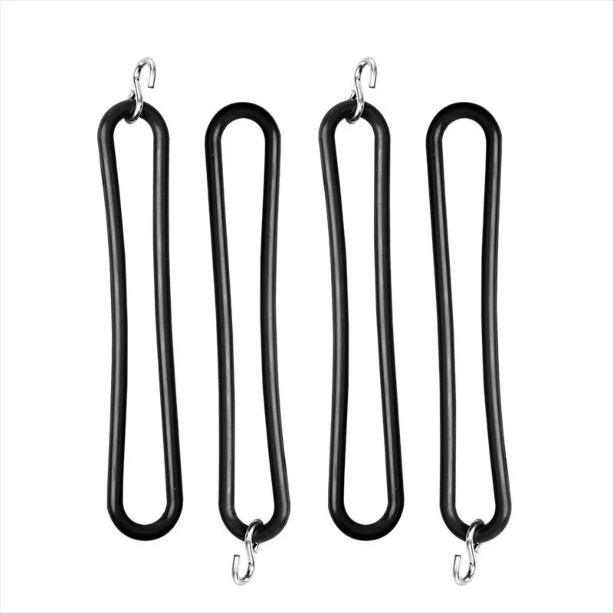 Proplus Spanrubber 200 Mm Met S-Haak 4 Stuks Proplus Spanrubber 200 Mm Met S-Haak 4 Stuks