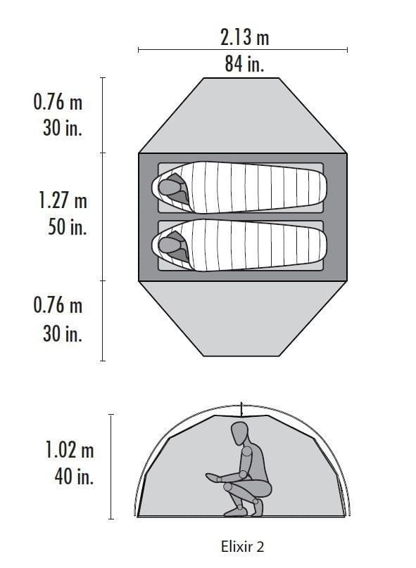 MSR Lichtgewicht Tent Elixir 2