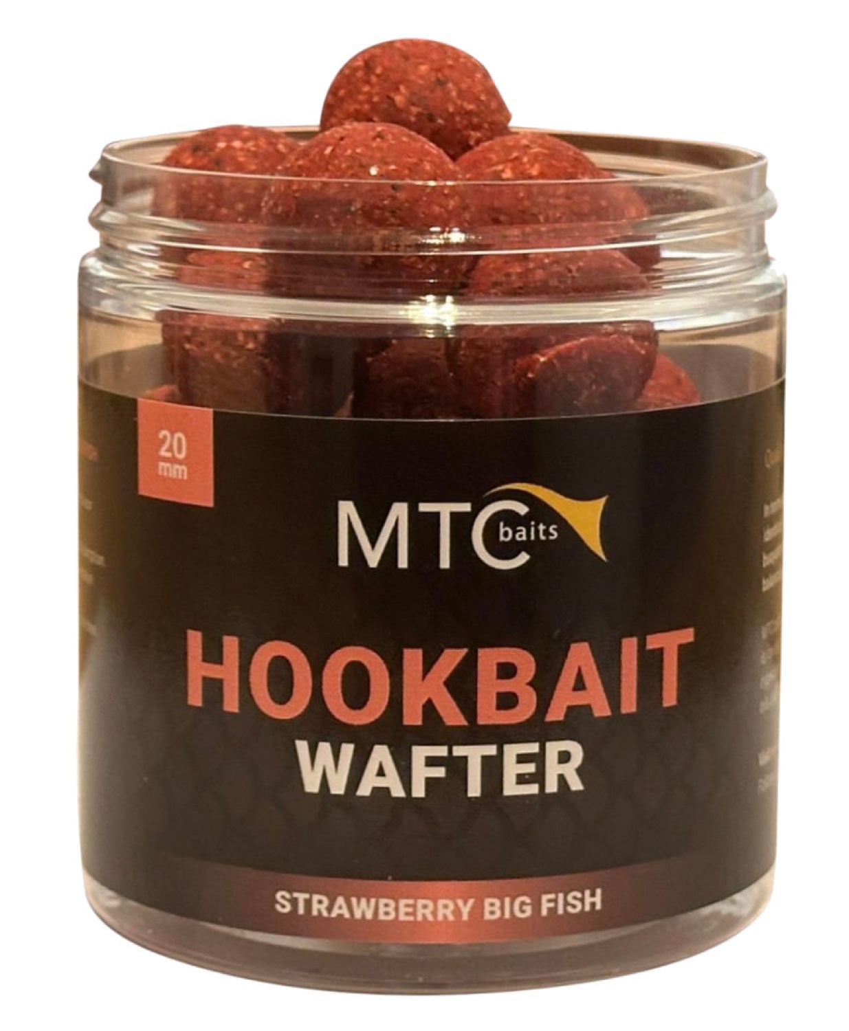 MTC Baits Hookbait Wafter Strawberry Big Fish 24mm