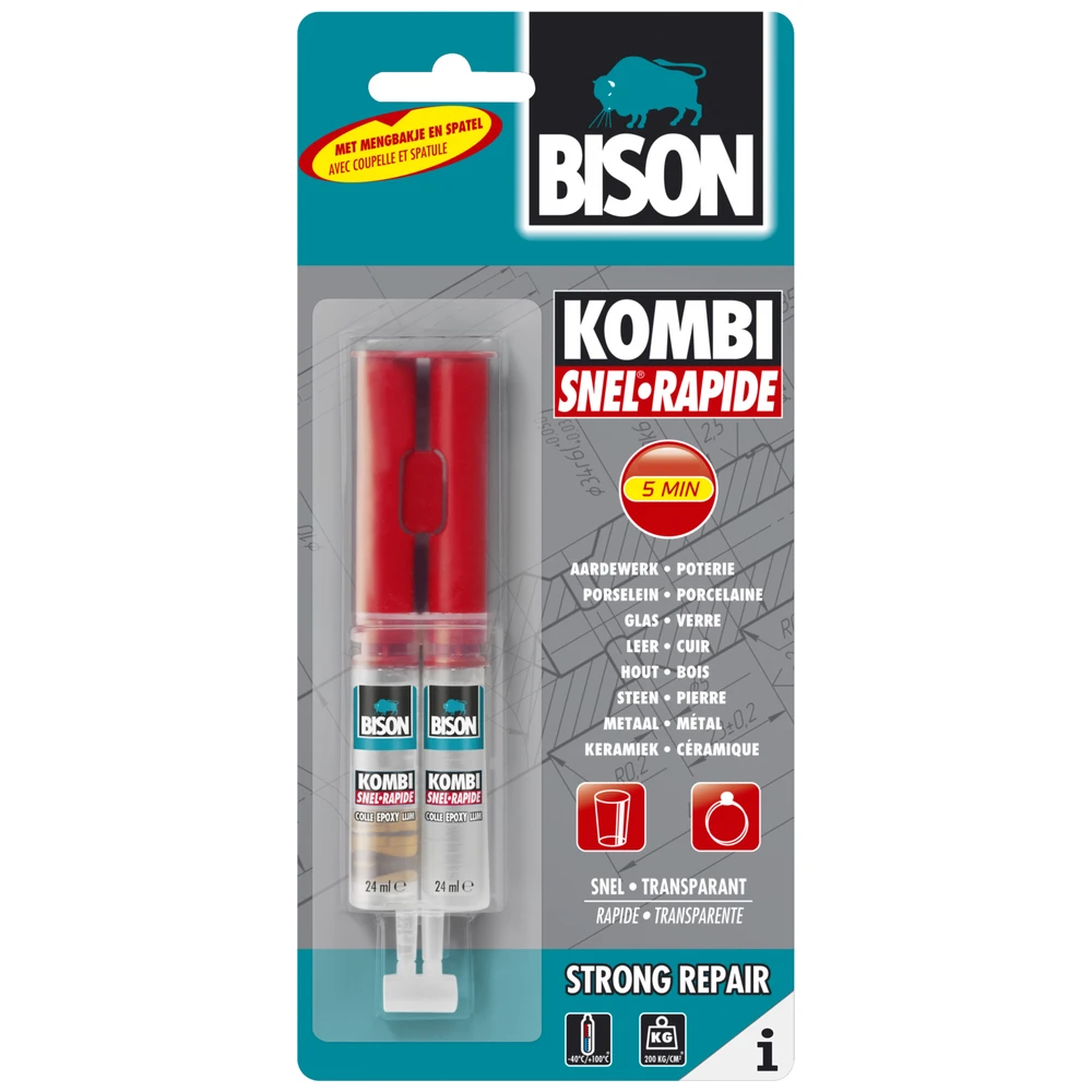 Bison Kombi Snel 24 Ml Dubbelspuit Kaart