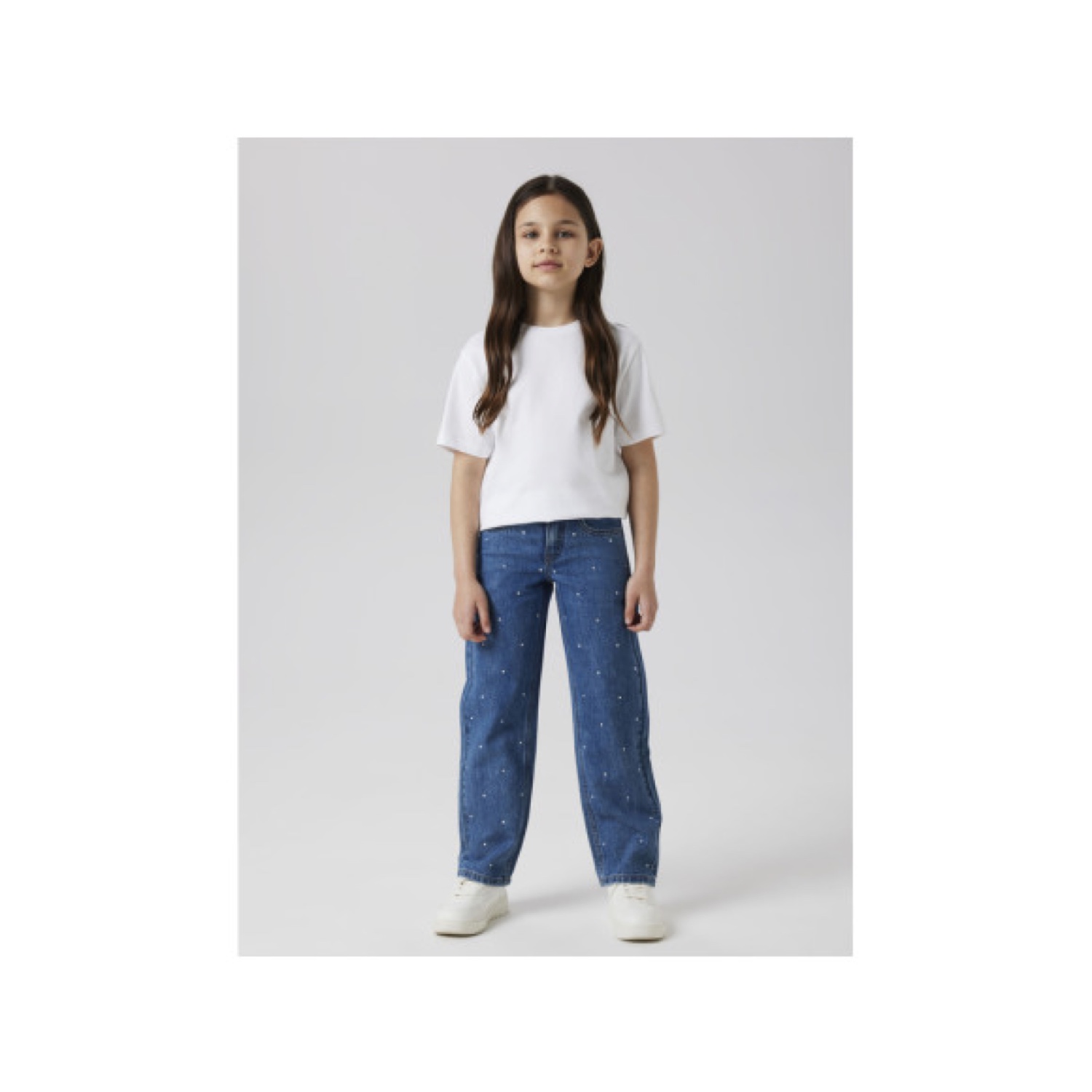 Name It Kids Rose Straigh Rhine Jeans 3366-Be Meisjes