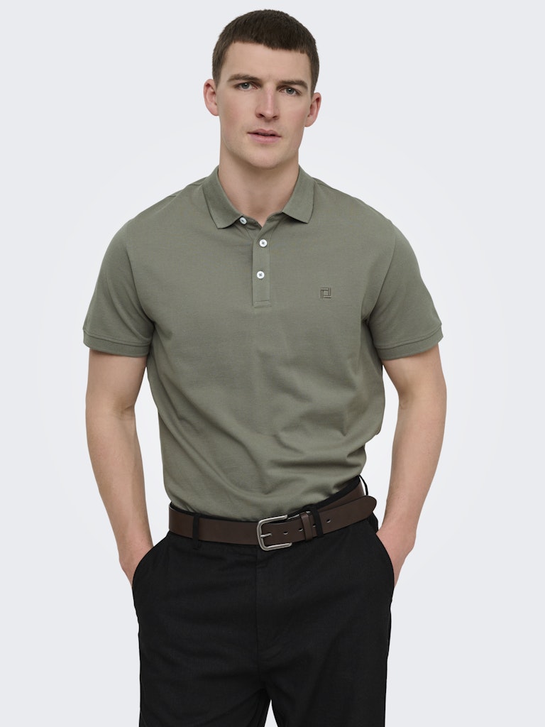 Only & Sons Fletcher Life Slim SS Polo Heren