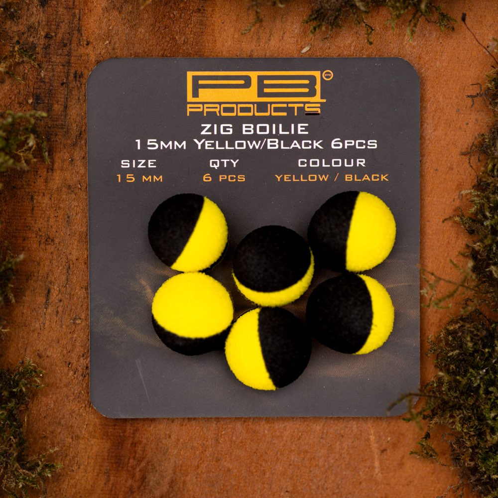 PB Products Pb Zig Dumbell Yellow/Black 12mm