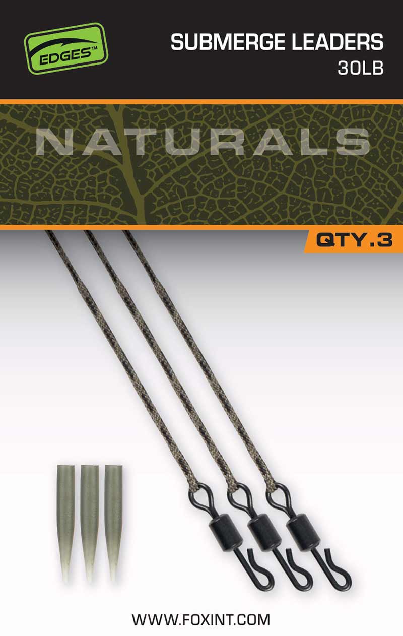 Fox Naturals Submerge Leaders 40Lb