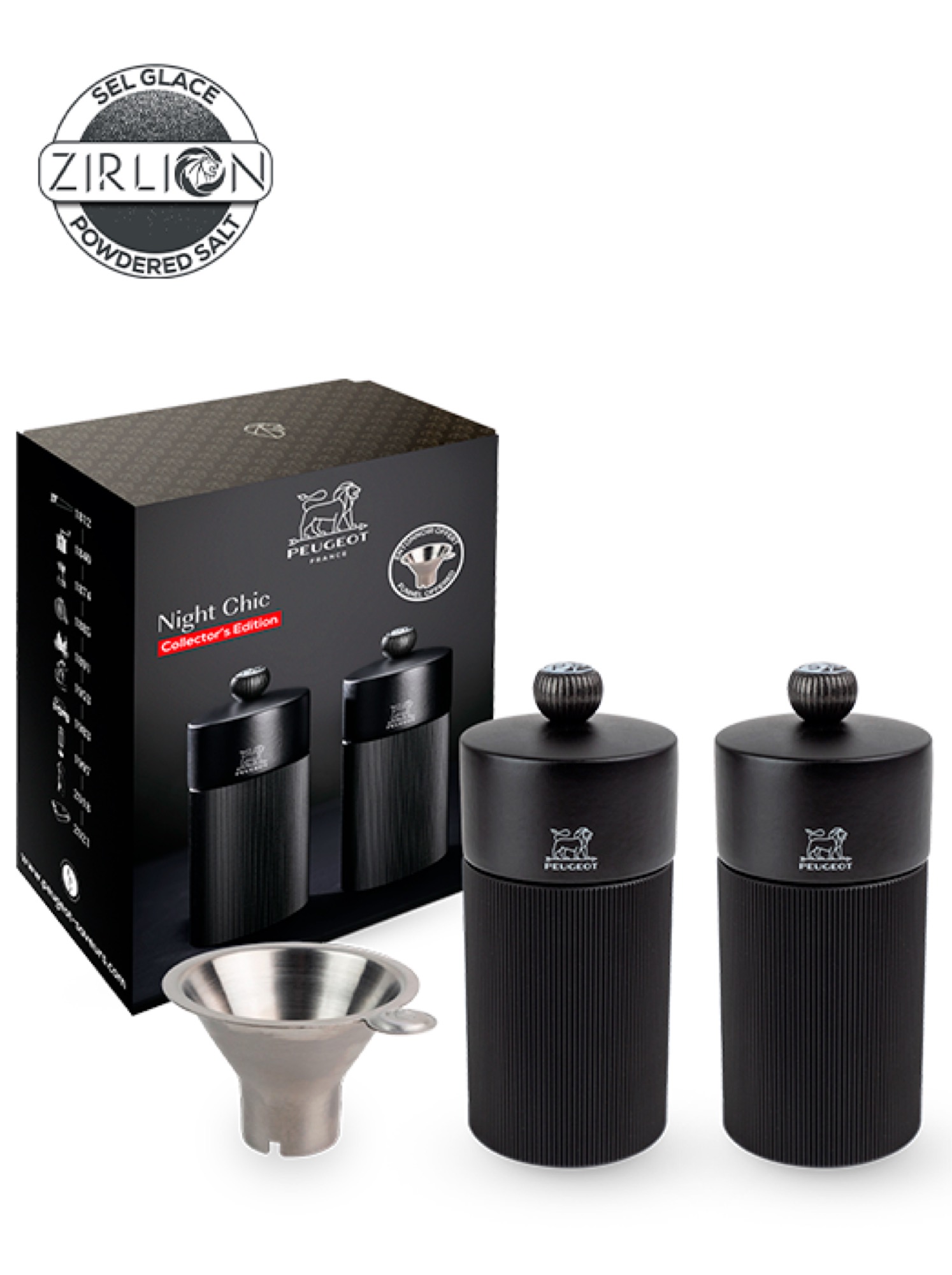 Peugeot Line U'Select Peper- EN Zoutmolen Z 12cm Night