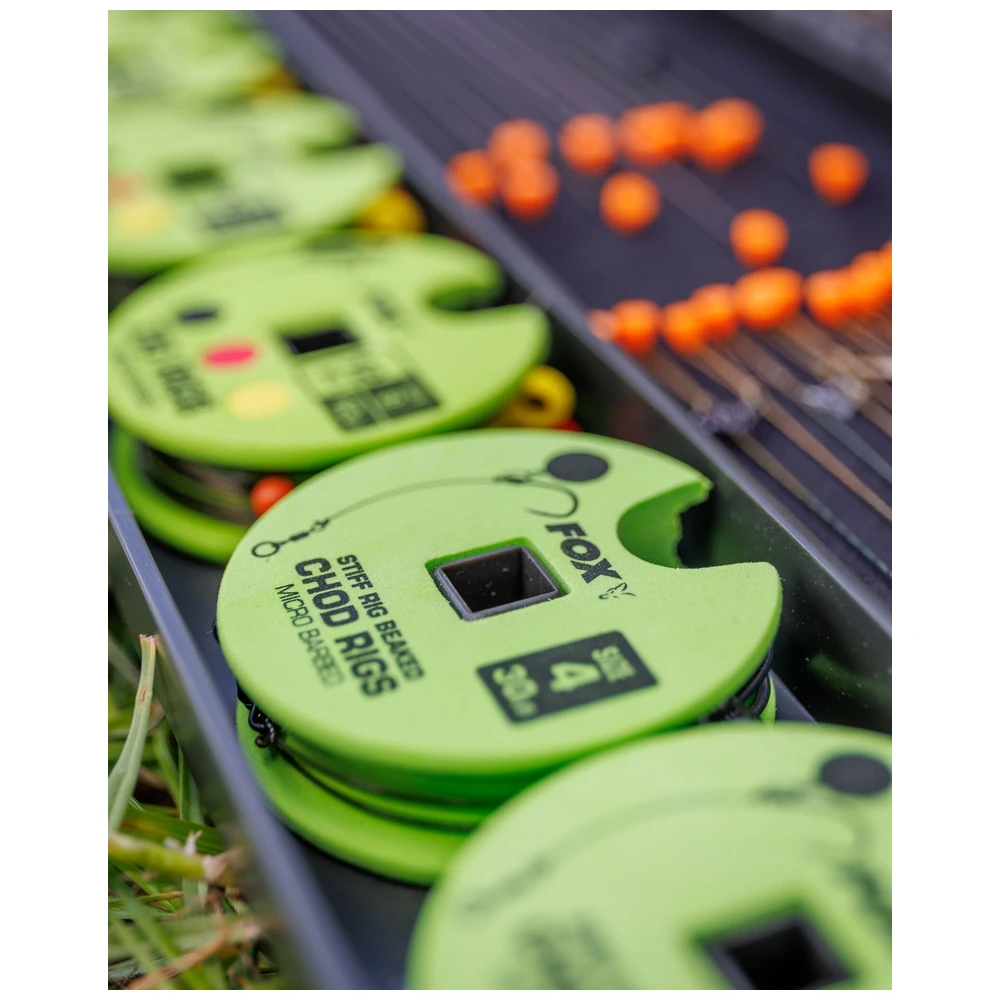 Fox Edges Large Rig And Disc Box Inc 50 Pins / 7 Discs