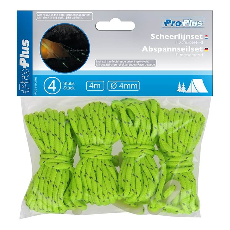 ProPlus Scheerlijnset Fluorescerend 4X4M 4Mm