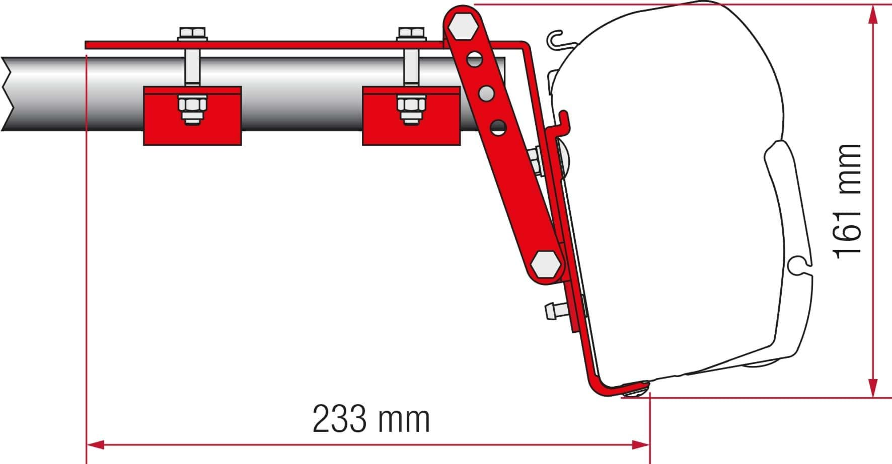 Fiamma Roof Rail Per Stuk