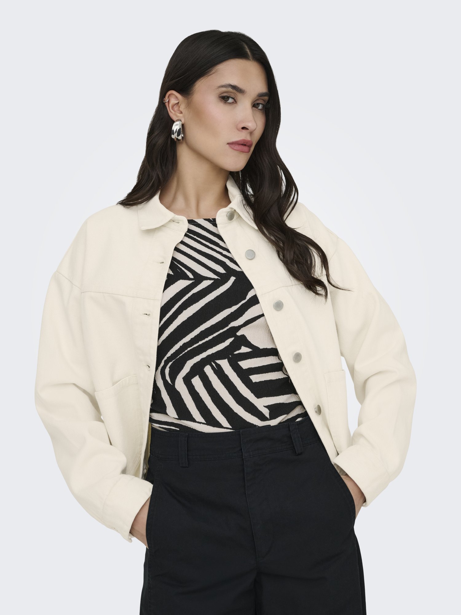 Jacqueline de Yong Noma L/S Shacket Dames