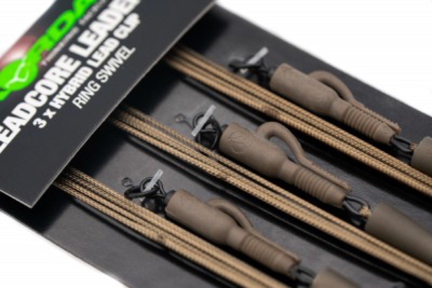 Korda Leadcore Leader Lead Clip - Gravel 3 Per Pack - 1 M