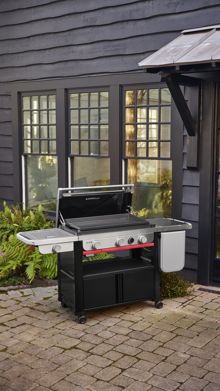 Weber Slate GPSB 76 Cm Premium Plancha Black