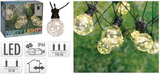 Feestverlichting 50Led Ww