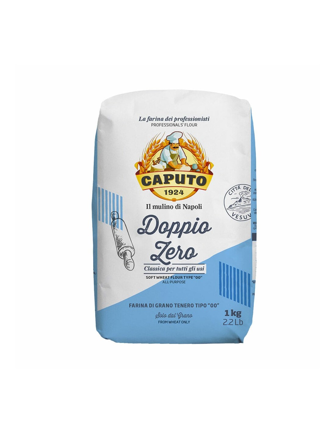 Caputo Doppio Zero Type 00 Pizzabloem 1 Kg