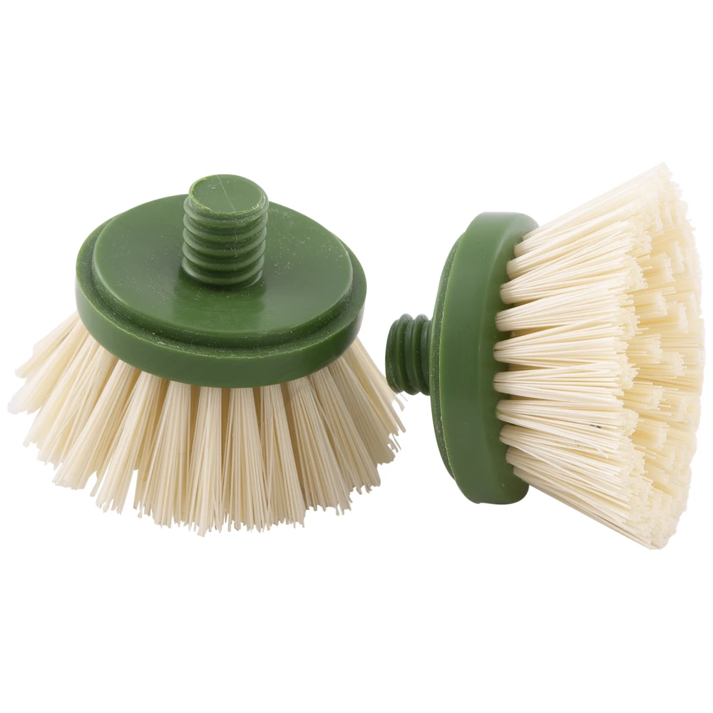 Point-Virgule Set Van 2 Borstelkoppen Voor Afwasborstel Uit Bamboe