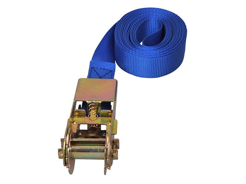 Proplus Spanband Blauw Met Ratel 5 Meter Proplus Spanband Blauw Met Ratel 5 Meter