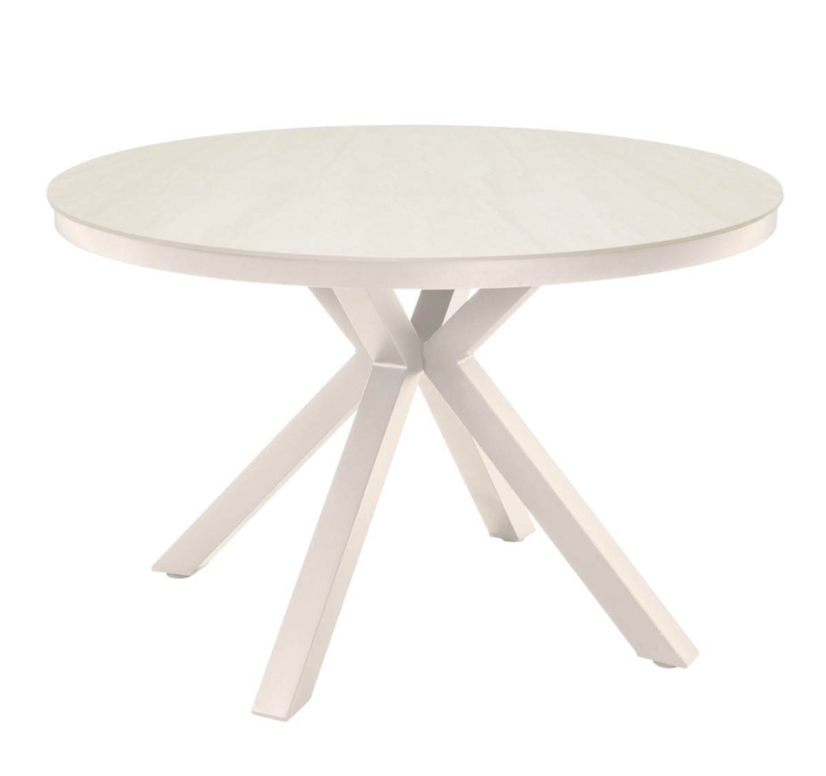 Leslie Living Tuintafel Davos 118 CM Rond Crema