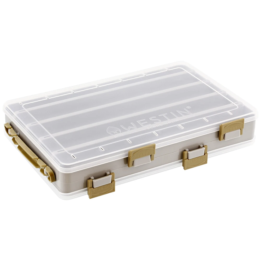 Westin W3 Lure Box Double Sided S8 285X19X5Cm Grey/Clear