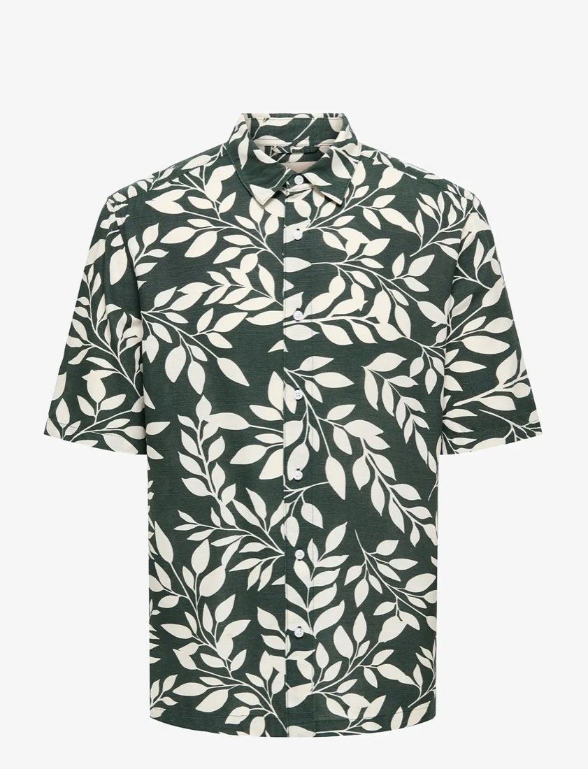 Only & Sons Harvi Life Ss Aop Shirt Heren