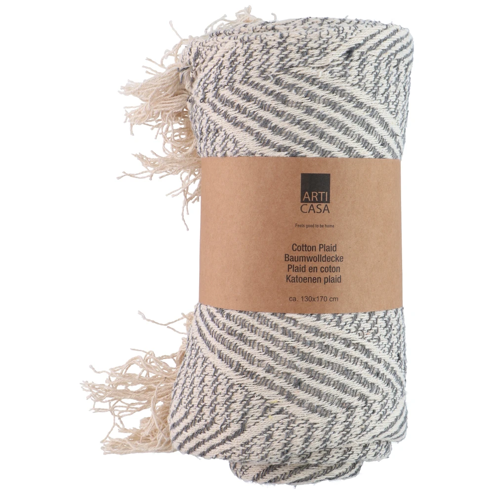 Articasa Plaid Grijs 130X170Cm