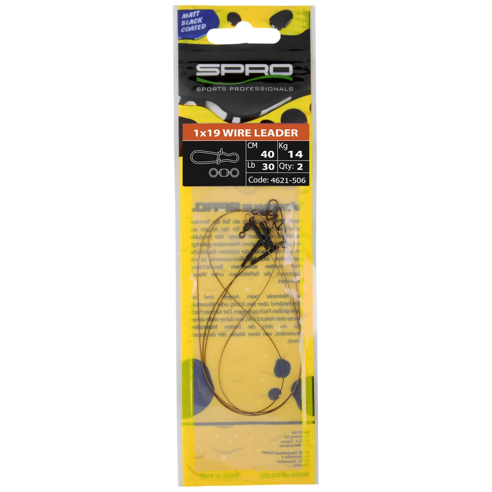 Spro 1X19 Wire Leader 40Cm 14Kg