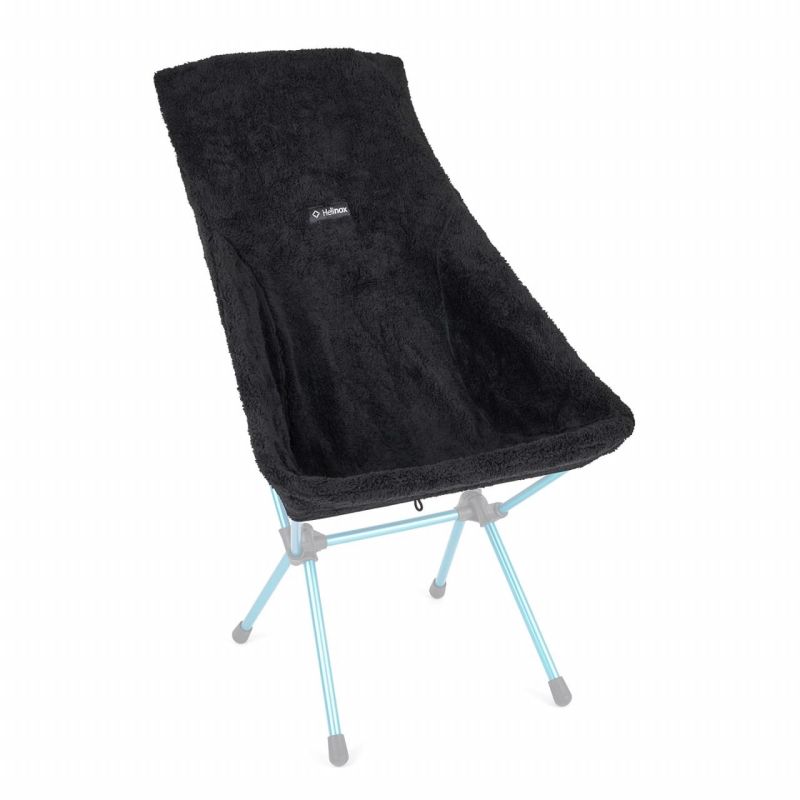 Helinox Fleece Seat Warmer For Sunset/Beach - Black