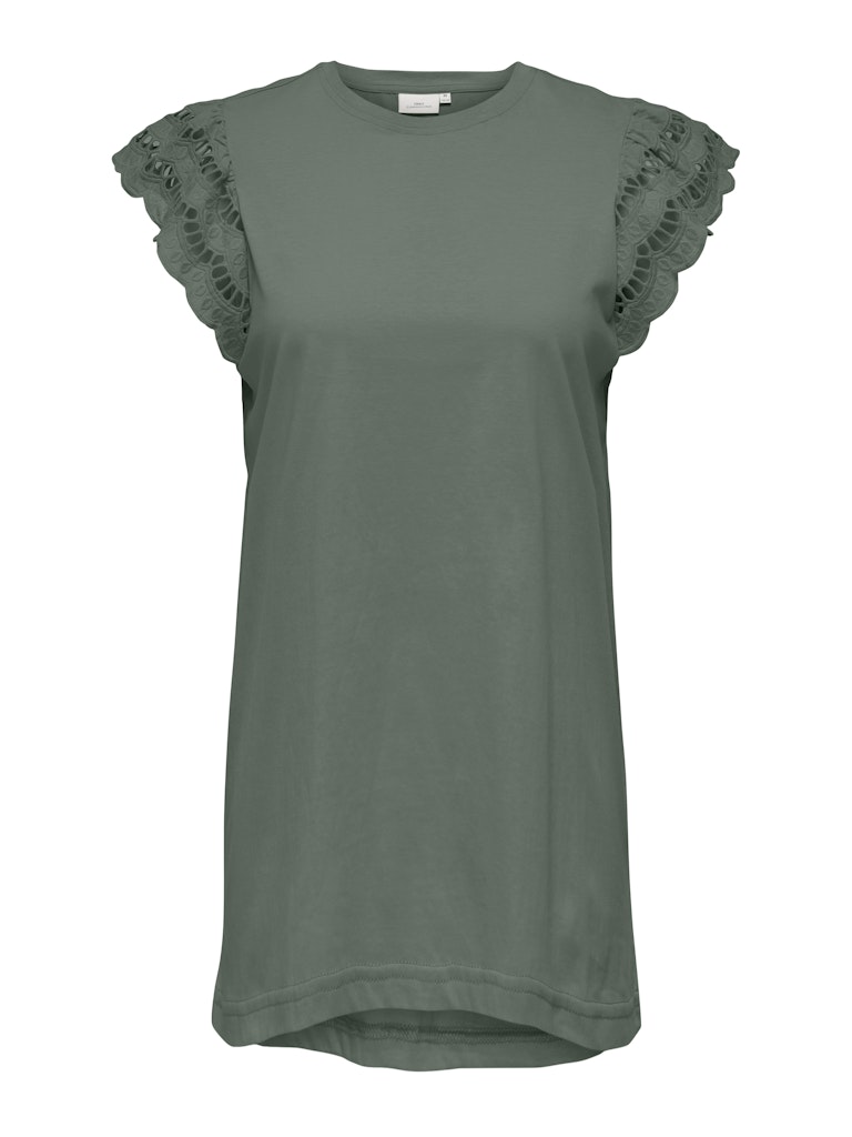 Only Carmakoma Macy S/S O-Neck Abk Dress Dames