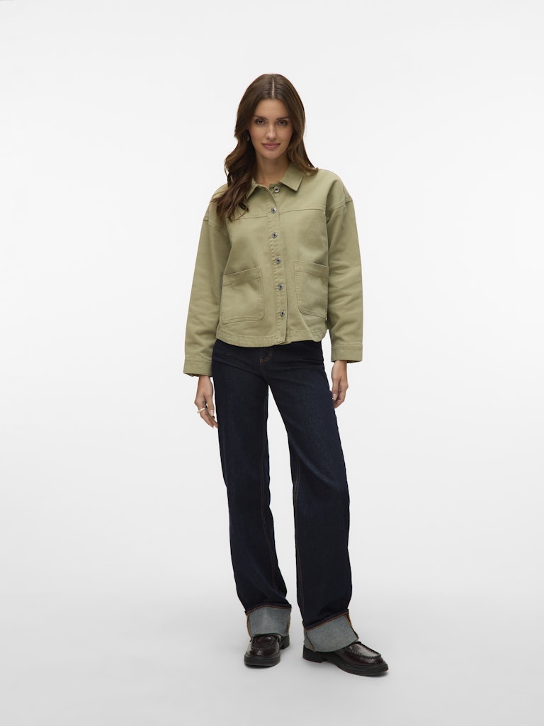 Vero Moda Jamie LS Denim Shacket Mix Dames