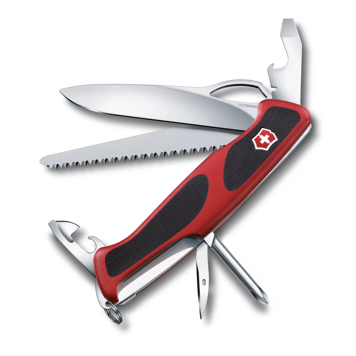 Victorinox Zakmes Ranger Grip 78, 12 Functies, Rood, Blister
