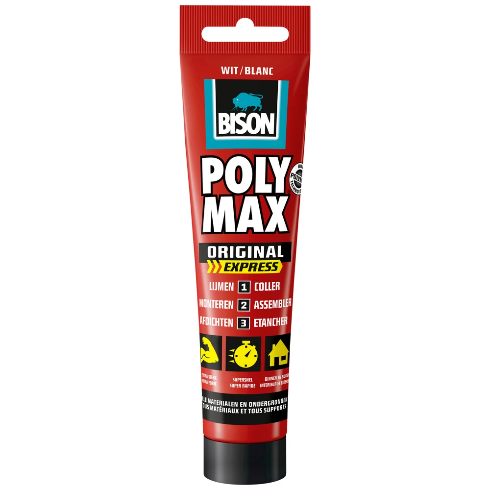 Bison Poly Max Express 165 G Hangtube Wit