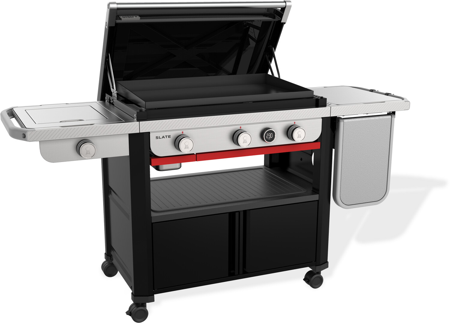 Weber Slate GPSB 76 Cm Premium Plancha Black