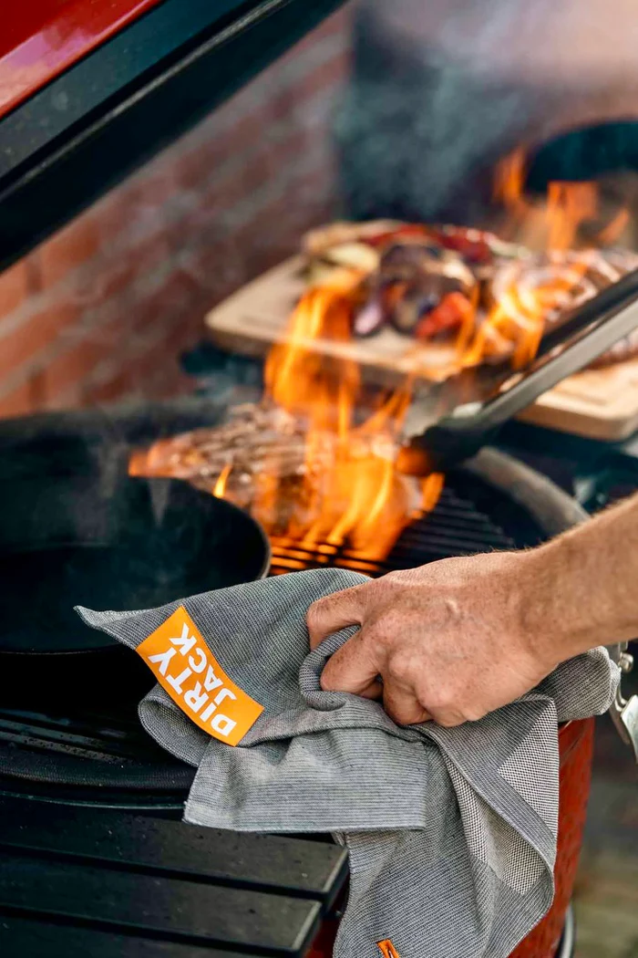 Dirty Jack Kookdoek Charcoal - Orange Label
