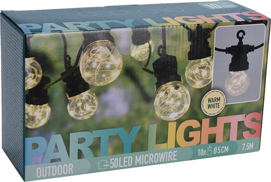 Feestverlichting 50Led Ww