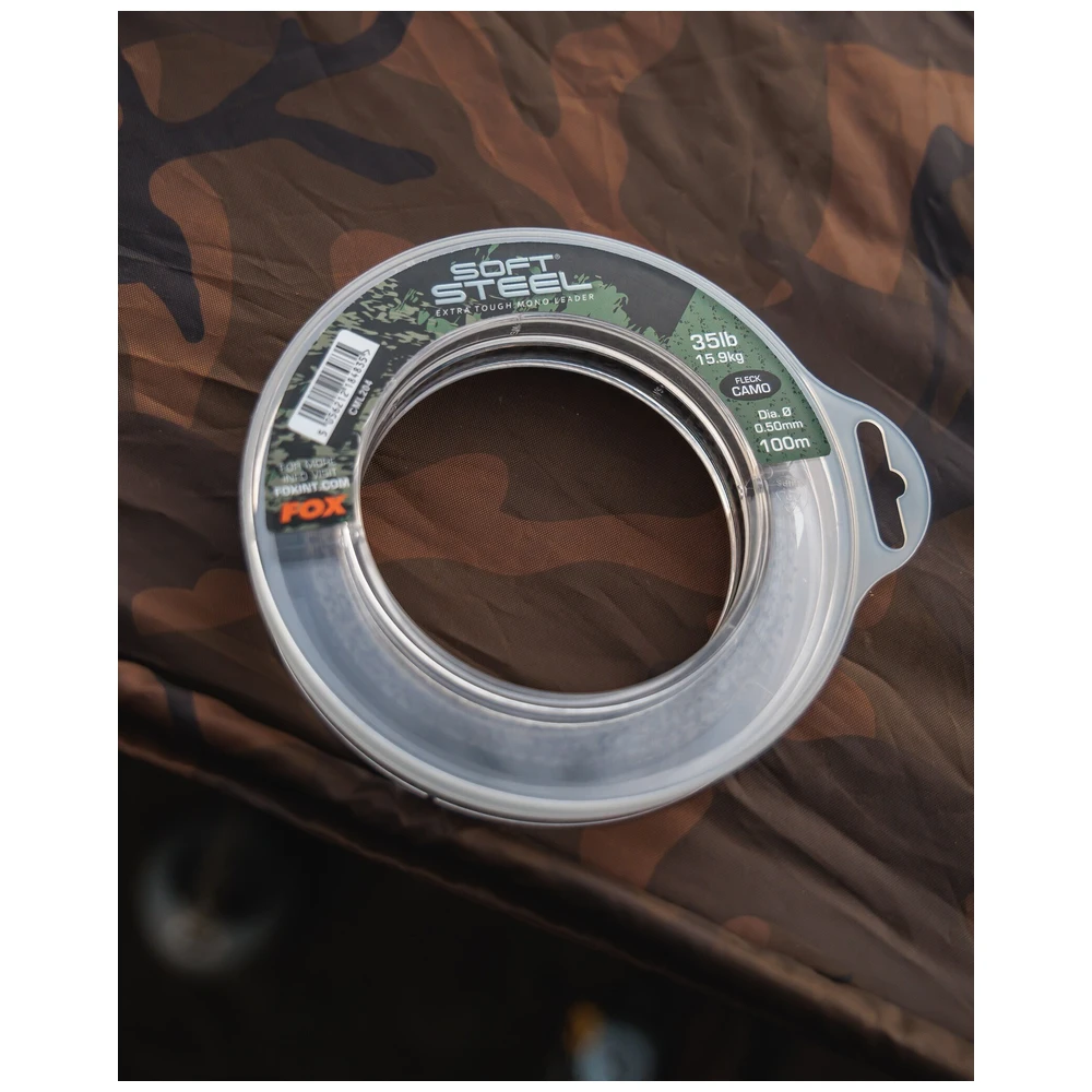 Fox Rage Foc Soft Steel Extra Tough Mono Leader 0.60MM 45Lb