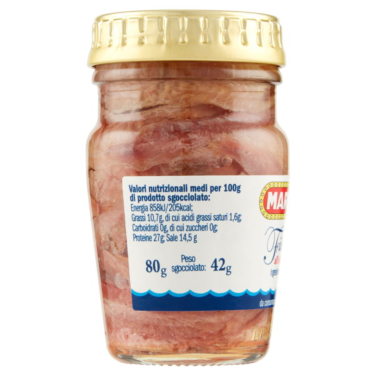 Maruzzella Ansjovisfilets In Olie 80Gr
