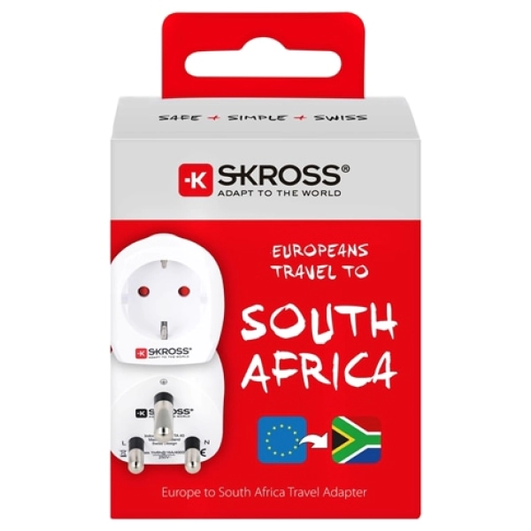 Skross Reisstekker Wereld Naar Zuid Afrika