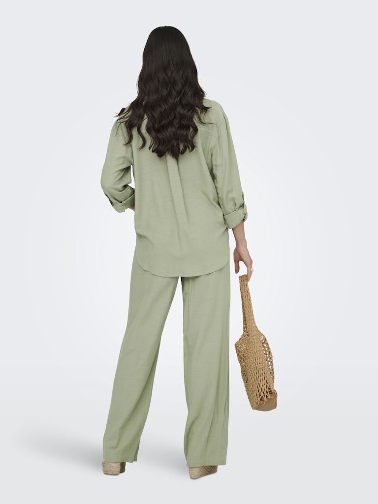 Jacqueline de Yong Caya Linen Loose L/S Shirt Dames
