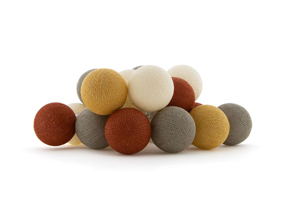 Cotton Ball Lights Outdoor Lichtslinger Glamping Copper Starter Kit