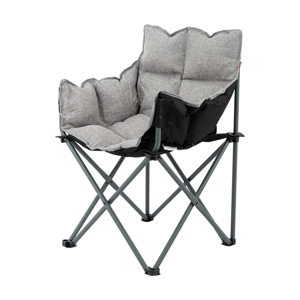 Bo-Camp Vouwstoel Montpellier Grijs