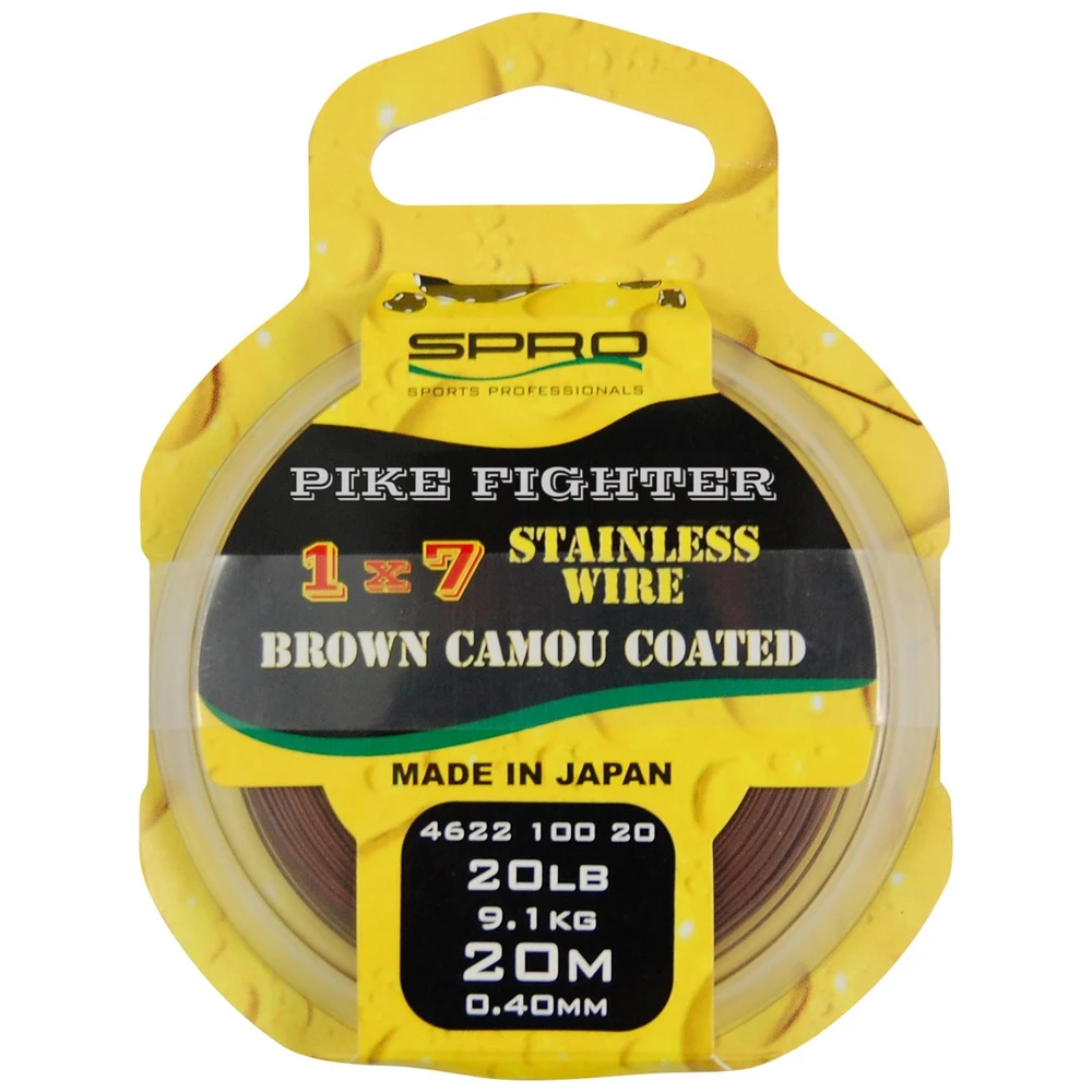 Spro Pikefighter 1X7 Stainless Wire 0.45MM 30Lb