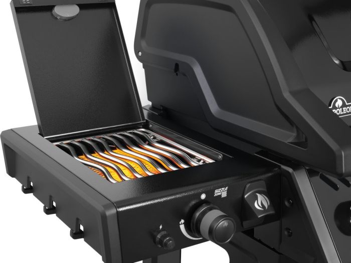 Napoleon Freestyle Pro, Met Sizzle Zone, Zwart