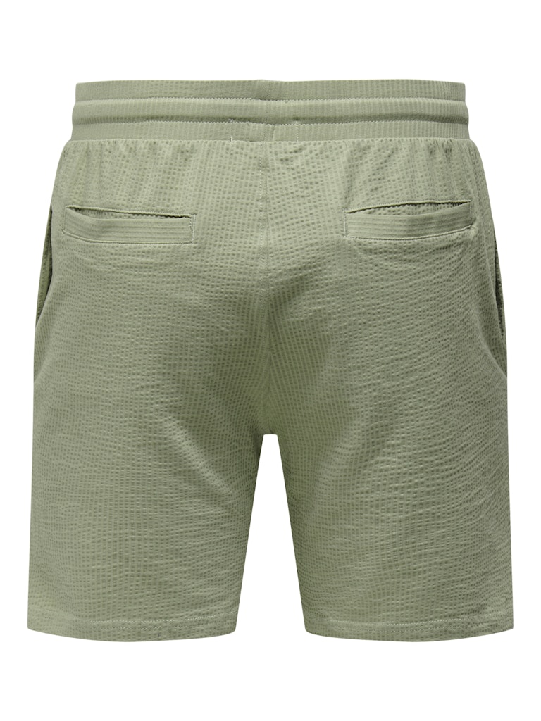 Only & Sons Kian Life Reg Seersucker Shorts Heren